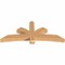 Ekena Millwork Davenport Timber Gable Bracket, Western Red Cedar, 72"W x 30"H x 5 1/2"D x 5 1/2"F, 10/12 Pitch GBW072X30X0606DAV00SWR - alternate 4